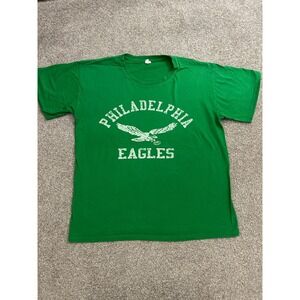 Keya‎ Philadelphia Eagles T-Shirt Mens Large Green Excellent Carson Wentz 11 Tee